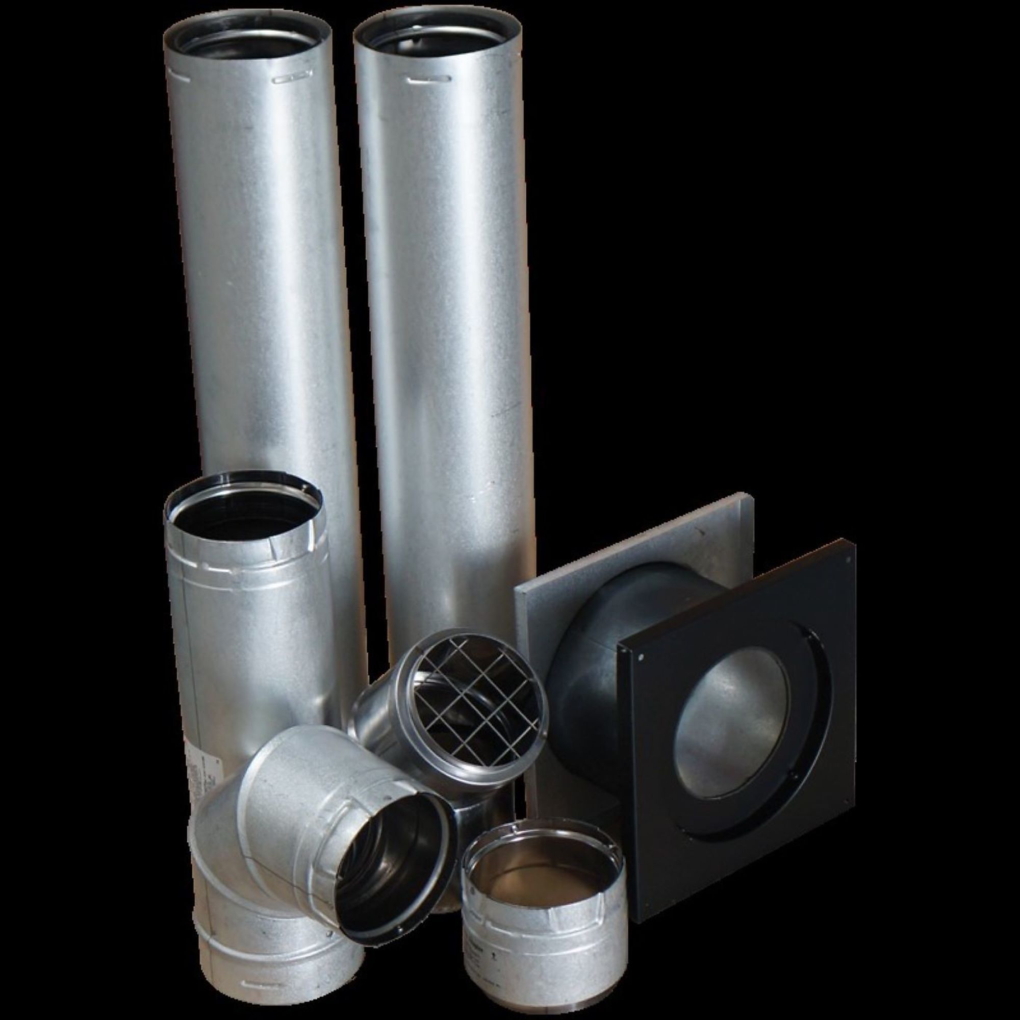 Bluegrass Living, Horizontal Vent Kit For Vented Garage Heater, Mod, Heat Output 0 Btu/hour, Heating Capability 1500 ft², Model# GHHVK